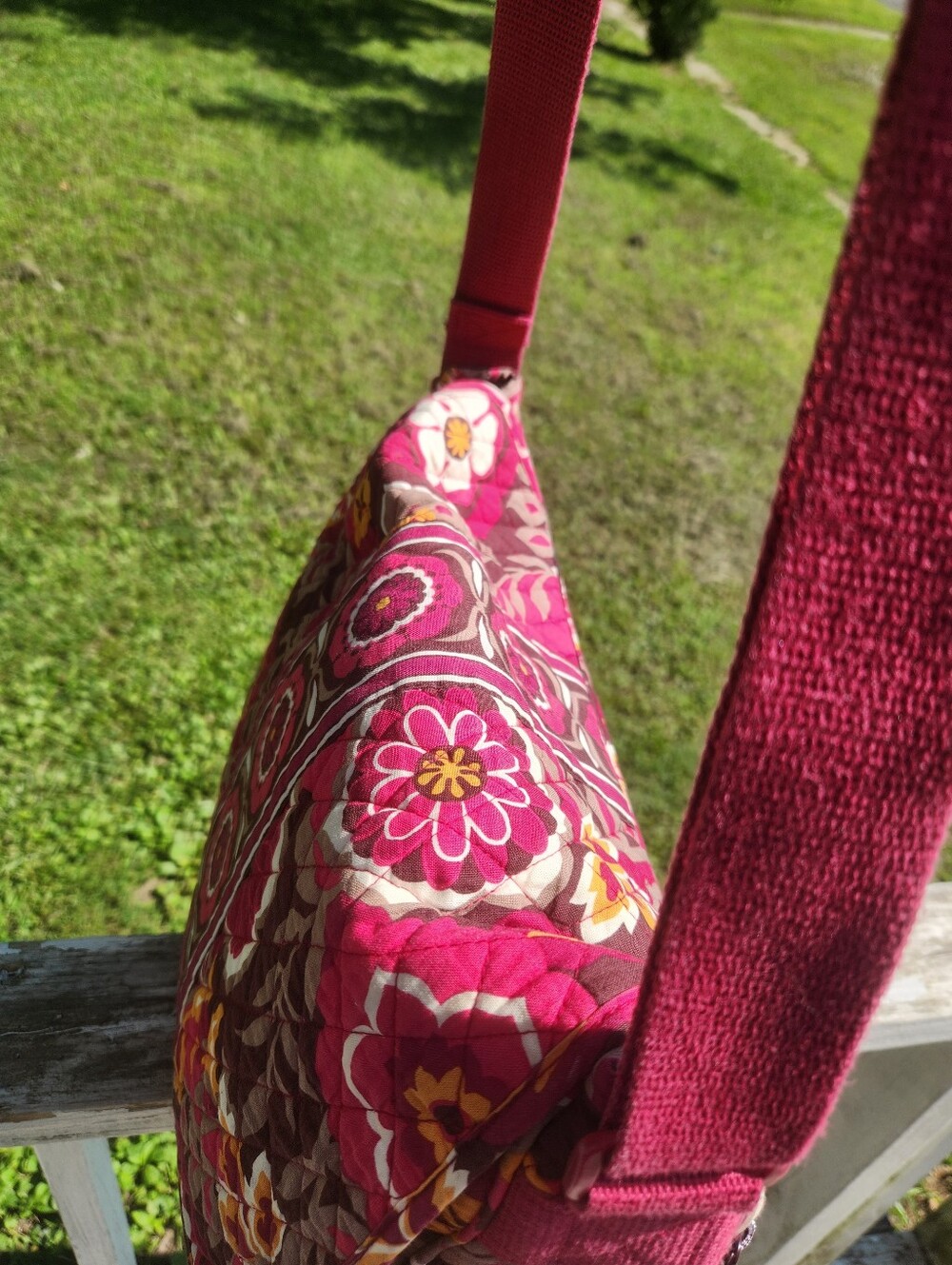Vera Bradley Carnaby Little Betsey Quilted shoulder bag EUC - Picture 9 of 12